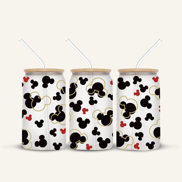 Mickey Glass Cup *FROSTED*